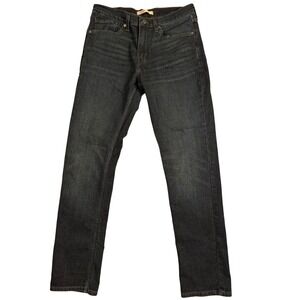Levi Strauss Signature Mens Slim Fit Dark Wash Denim Jeans 30x29